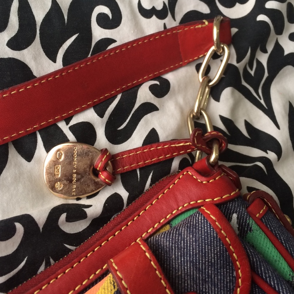 DOONEY & BOURKE Denim Splash Small Banana Baguette - Picture 4 of 4